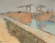 Vincent Van Gogh, The Langlois Bridge at Arles with Road alonside the Canal (nn04)